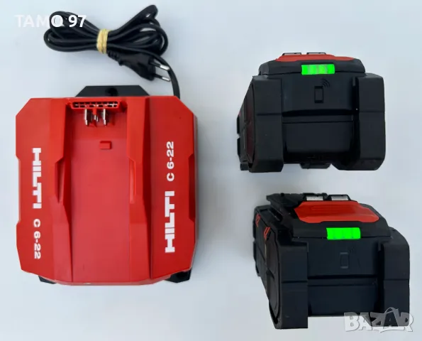 Hilti SC 30WR-22 Nuron - Безчетков ръчен циркуляр 2x22V 8.0Ah като нов!, снимка 12 - Други инструменти - 50039119