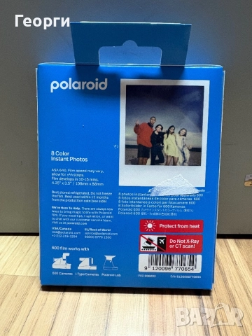Polaroid one 600 + 1 бр. пакет със снимки, снимка 8 - Фотоапарати - 52858364