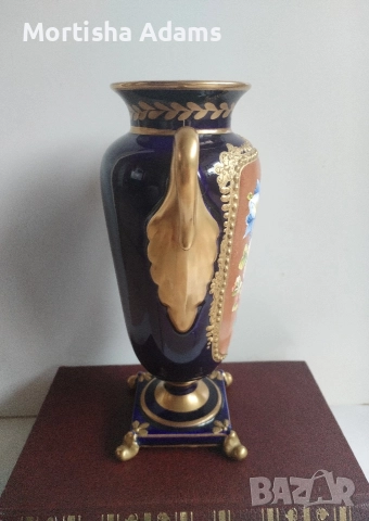 Кобалтово бижу- Франция , снимка 7 - Вази - 52670209