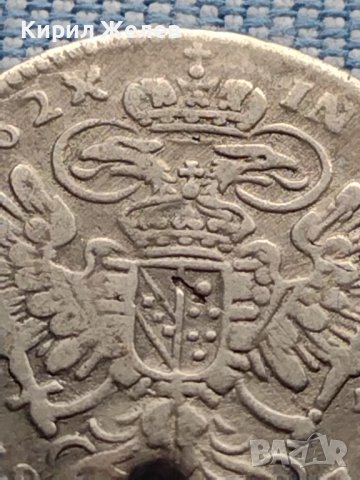 Сребърна монета 7 кройцера 1762г. Франц първи Гунзбург Австрия 24950, снимка 8 - Нумизматика и бонистика - 42968334