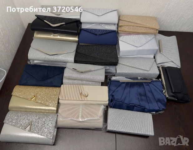 Дамски чанти на едро 33 броя-нови