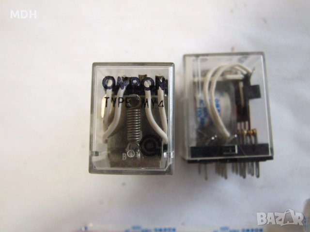 индустриални релета OMRON -MY4N -100-110v, снимка 8 - Друга електроника - 52231051