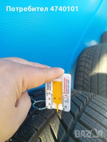 Спорт пакет две гуми 235/50/19 и две гуми 255/45/19 Continental зимни, снимка 6 - Гуми и джанти - 53599448