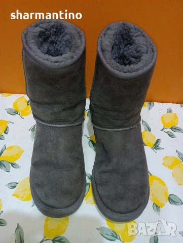 UGG кожени боти N 38, снимка 4 - Дамски боти - 53355108