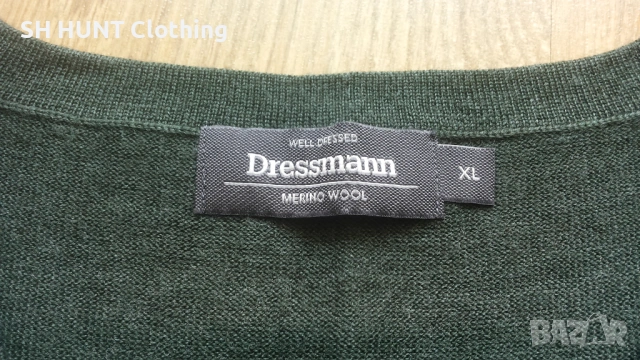 Dressmann 100% Extra Fine Merino Wool размер L / XL блуза 100% Мерино вълна - 1935, снимка 7 - Екипировка - 53192491