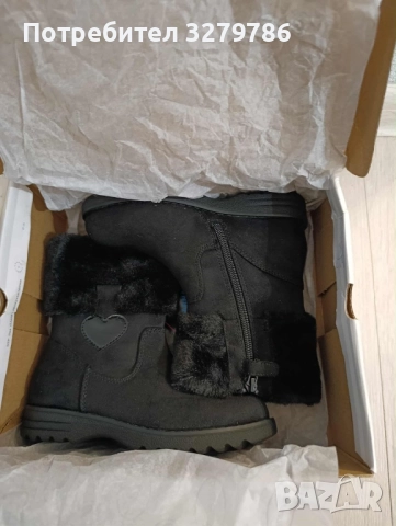 Детски зимни ботуши за момиче 28 номер , снимка 3 - Детски маратонки - 52227143