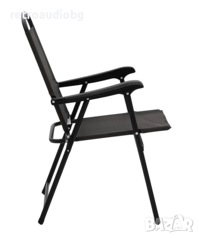  Градински комплект КАМЕЛИЯ маса Ф75, 4 сгъваеми стола и чадър, снимка 4 - Градински мебели, декорация  - 52734410