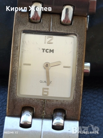 Дамски часовник TCM елегантен дизайн Много красив 21212, снимка 3 - Дамски - 51587830