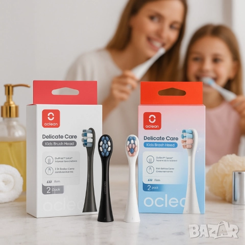Накрайници за четка за зъби Oclean Kids, P3K1-2, P3K8-2, C04000210, 2 броя