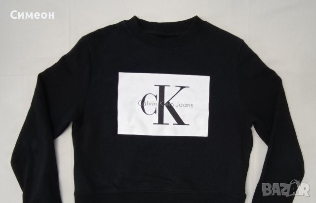 Calvin Klein Sweatshirt оригинално горнище S памук суичър, снимка 2 - Суичъри - 43709980