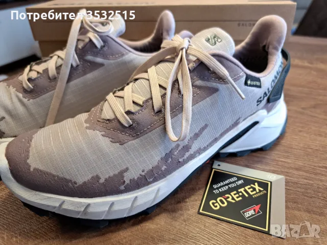 Дамски маратонки Salomon (Goretex), снимка 3 - Маратонки - 49123799