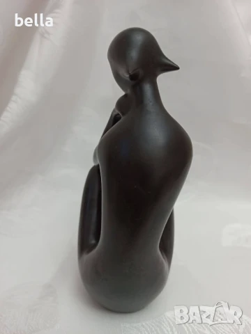 ИЗКЛЧИТЕЛНО РЯДКА ПОРЦЕЛАНОВА  ЧЕРНА ФИГУРА ROYAL DUX, снимка 5 - Антикварни и старинни предмети - 50928137