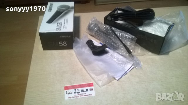 shure sm58 комплект микрофон-внос швеицария, снимка 3 - Микрофони - 28145702