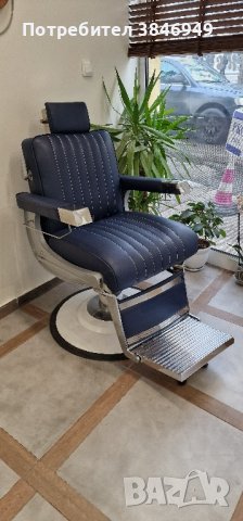 Бръснарски стол, снимка 3 - Бръснарски столове - 43957273