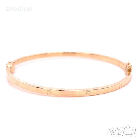 Златна дамска гривна Cartier 5,13гр. 14кр. проба:585 модел:34437-3, снимка 2 - Гривни - 51983298