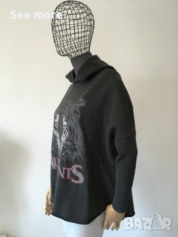 All Saints дамска спортна блуза с качулка XS, снимка 5 - Блузи с дълъг ръкав и пуловери - 53176803