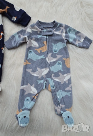 Бебешки ромпъри за недоносено бебе Carter's, снимка 10 - Бебешки гащеризони - 53464648