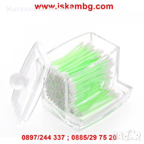 Поставка с капак за клечки за уши, снимка 5 - Други стоки за дома - 28518753