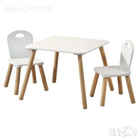 Комплект детска масичка и 2 стола, снимка 1 - Мебели за детската стая - 35089872