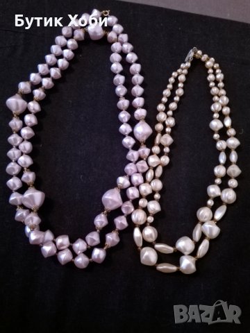 Стари перлени гердани, снимка 5 - Други ценни предмети - 35508355
