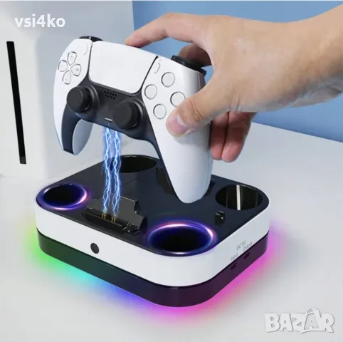 Зарядна станция за PlayStation 5 контролери