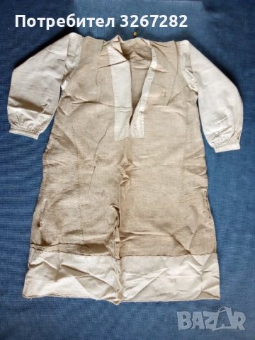 Риза, Моминска, Ръчно тъкан Лен, Кюстендилско, снимка 6 - Антикварни и старинни предмети - 43050388