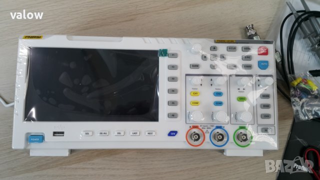 Двуканален цифров осцилоскоп с генератор на сигнали 2х100MHz, снимка 4 - Генератори - 43185421