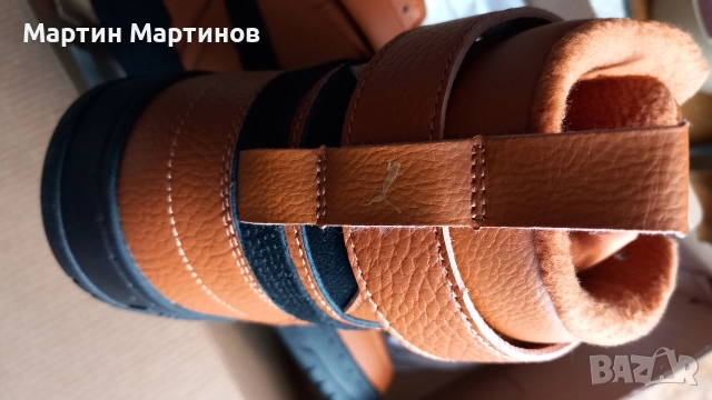 Мъжки маратонки PUMA от естествена кожа, снимка 4 - Маратонки - 52736632