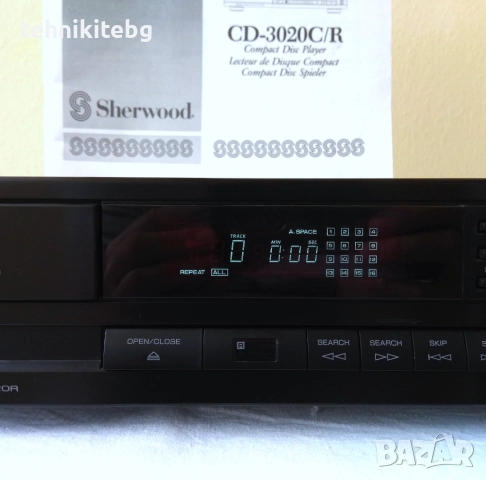 ⭐⭐⭐ Sherwood CD-3020R ⭐⭐⭐ Хубав CD плеър с инструкция, снимка 3 - Ресийвъри, усилватели, смесителни пултове - 34485840