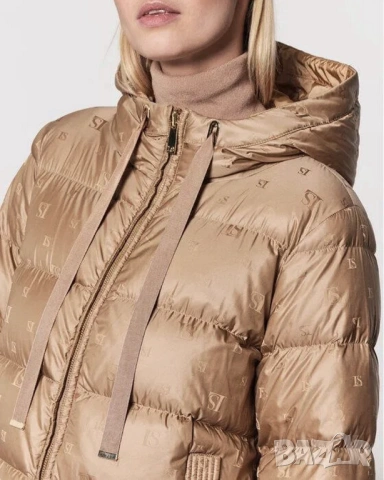 LUISA SPAGNOLI 538405 Дамско Пухено Яке Палто с Две Лица S-M, снимка 9 - Якета - 53226496