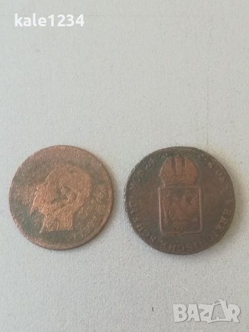 Стараи монети. Лот. Медна монета. EIN KREUZER. Австрия. Италия. Монета 