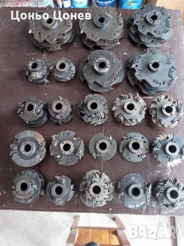 Продавам немски фрезови глави LEITZ DUFIX EXAKT за дървена евродограма.