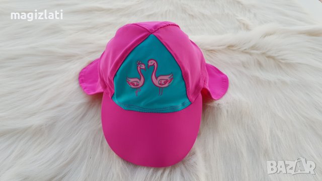 Плажна шапка със защита на вратлето 1-2 години, снимка 5 - Бебешки шапки - 40373735