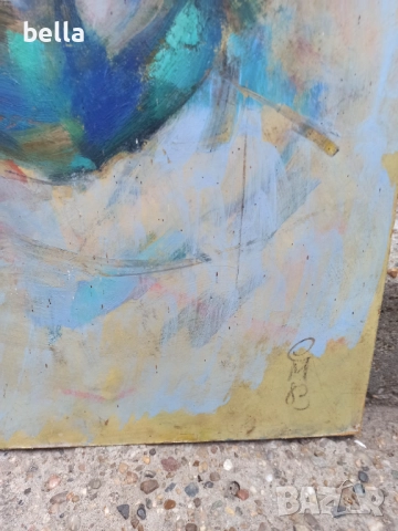 АВТОПОРТРЕТ НА ХУД.ЕВСТАТИ МАРИНОВ, снимка 4 - Антикварни и старинни предмети - 52295982