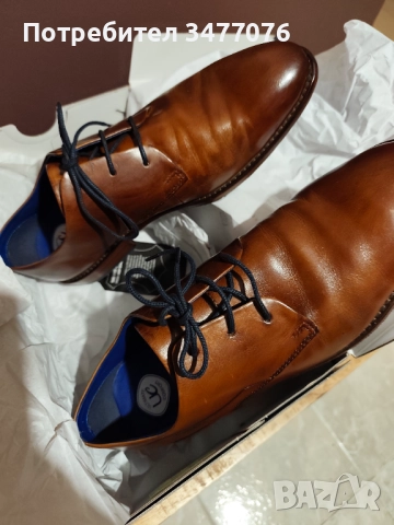 Нови мъжки немски обувки Bugatti от естествена кожа, снимка 2 - Ежедневни обувки - 51949429