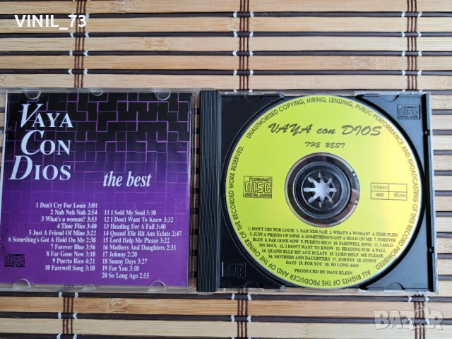 Vaya Con Dios – The Best, снимка 2 - CD дискове - 50613742