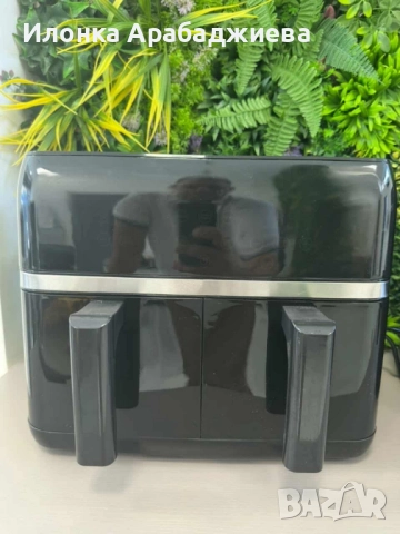 Двоен Air fryer T&G BEST COOKING 32847A0 - отделни LED дисплеи за всяка зона, снимка 2 - Дивани и мека мебел - 52234916