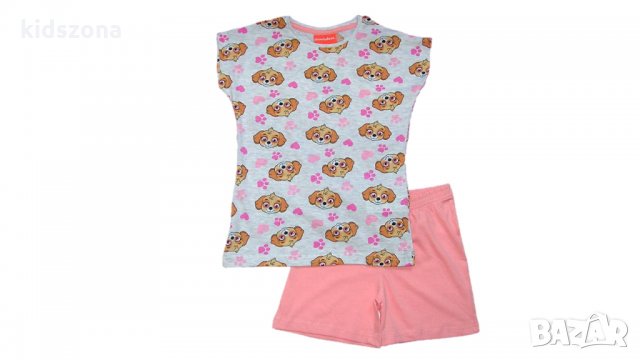 Нова цена! Детска пижама Paw Patrol к. р. момиче за 4, 5, 6, 7 и 8 г. - М7-8
