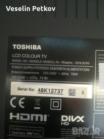 Toshiba 32HL933G на части