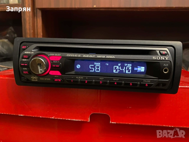 Авто Сд МП3 плеър Сони/Sony CDX-GT 222 Сд/Мп3/АУХ, снимка 2 - Аксесоари и консумативи - 53103253