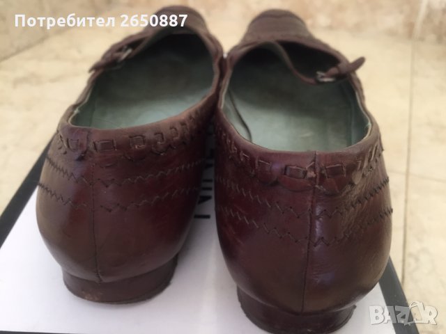 Продавам испански обувки естествена кожа 38номер , снимка 2 - Дамски елегантни обувки - 28830371