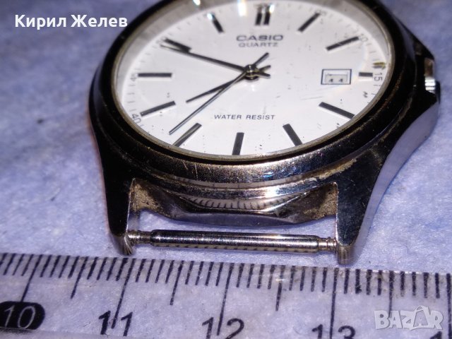 CASIO QUARTZ ЯПОНСКИ МАРКОВ КВАРЦОВ МЪЖКИ СТИЛЕН ЧАСОВНИК КАСИО 37129, снимка 5 - Мъжки - 40206958