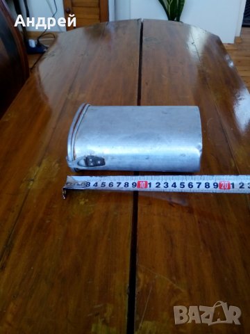 Стара алуминиева кутия #5, снимка 5 - Антикварни и старинни предмети - 27408929