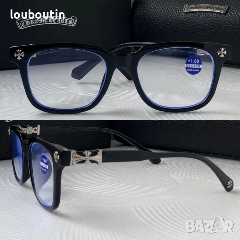 Chrome Hearts очила за четене диоптър +1 +1,5 +2 +2,5 +3 +3,5 +4, снимка 2 - Слънчеви и диоптрични очила - 52515721