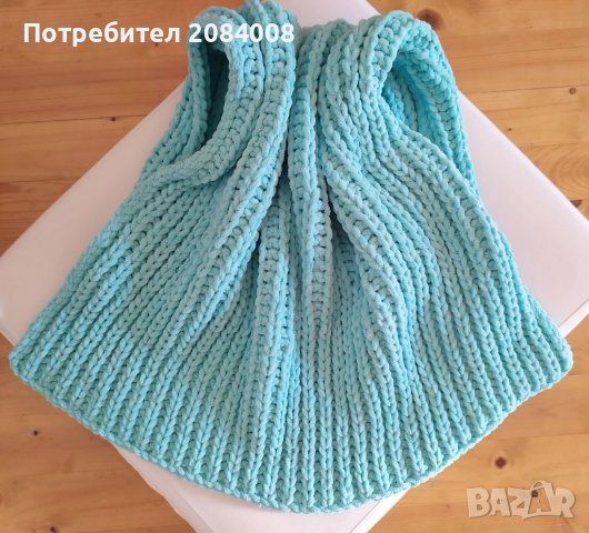 Ръчно плетено бебешко одеяло , снимка 2 - Спално бельо и завивки - 39356442