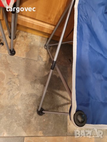 Два броя къмпинг столове метална рамка, снимка 2 - Столове - 43421446