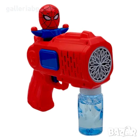 Електрически пистолет за мехурени балончета (супербум) SpiderMan