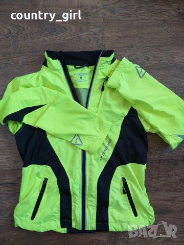 Brooks Womens M Neon Yellow Shelter - страхотно ръннинг горнище, снимка 10 - Спортни екипи - 28924918