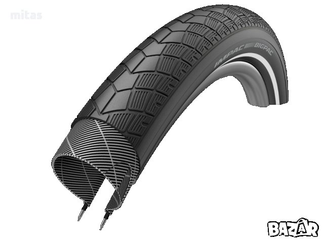 Външни гуми за велосипед IMPAC BigPac 26x2.00 / 28x2.00, снимка 4 - Части за велосипеди - 27768248