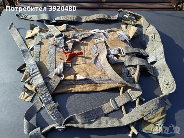 Военна раница за парашут УП-9, снимка 4 - Антикварни и старинни предмети - 43672024
